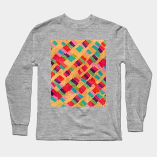 Abstract Faded Grunge Long Sleeve T-Shirt